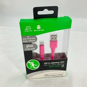 Gecko USB to Lightning cable 1.2m, for iPhone iPad iPod, Hot Pink